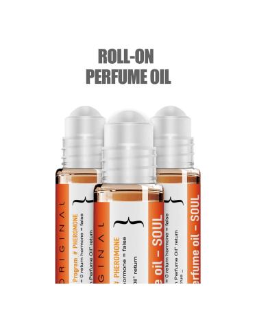 Roll-on Original Pheromone Cologne Perfume oil for Men and Women (Alcohol-Free) for Soul 0.34fl.oz 10mL - TSA Ready - Buy Online on GoSupps.com