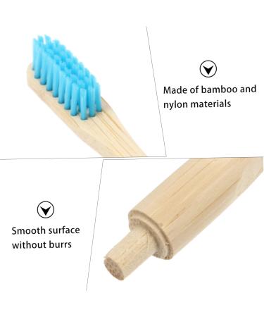 FRCOLOR 21 Pcs Organic Wooden Toothbrush Set - Ultra Soft Nylon Bristles Replaceable Bamboo Toothbrushes for Eco-Friendly Oral Care - Buy Online on GoSupps.com