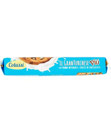  Colussi Colussi Granturchese Pi Biscotti Con Farina Integrale e Gocce di Cioccolato with whole grain flour and chocolate pieces biscuits cookies small cakes 300 g - Buy Online on GoSupps.com