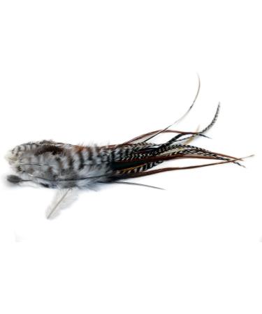 Real Feather Hair Extensions - 25 Fluffys with Rings and Loop for Easy Application | Includes Instructions - Buy Online on GoSupps.com