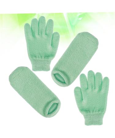 FOMIYES 2 Pairs Socks for Moisturizing Feet Overnight Moisturizing Gloves Spa Gel Socks Mens Glives Spa Socks Moisturizing Gel Socks Natural Gloves Mens Sock Spa Gloves Foot Patch Man Hand 20X8cm - Buy Online on GoSupps.com