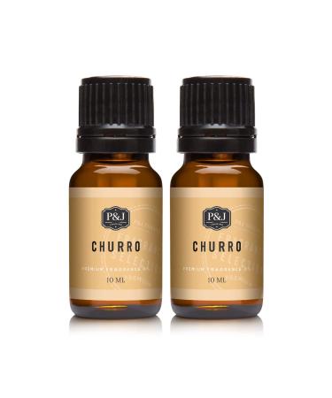 P&J Trading Fragrance Oil | Churro Oil 10ml 2pk - Candle Scents for Candle Making, Freshie Scents, Soap Making Supplies, Diffuser Oil Scents