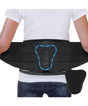 Medical belt lumbar vertebrae lumbar disc protrusion lumbar muscle strain relief belt Whether it's office computer TV entertainment protecting the waist anytime and anywhere correcting sitting posture(X-Large)