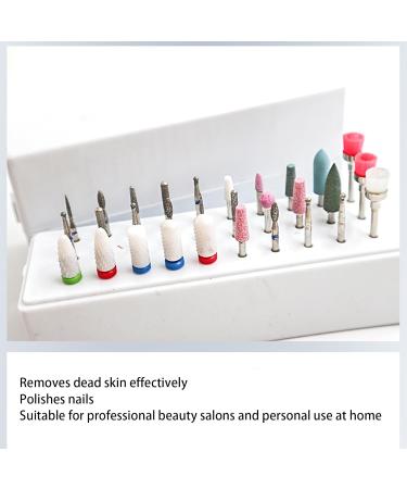 Nail Drill Bit Tool Professional Nail Drill Bit Set for Salon - Buy Online on GoSupps.com