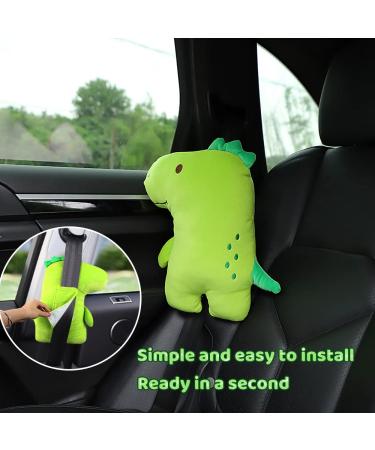 Rosyfate Dinosaur Seat Belt Cushion for Kids & Adults - Safety Belt Shoulder Pillow & Neck Support for Comfortable Travel - Buy Online on GoSupps.com