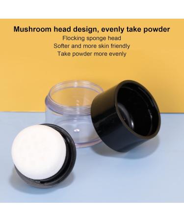 Empty Makeup Powder Container Loose Powder Empty Box Mini Portable Empty Makeup Powder Container with Powder Puff and Sifter - Buy Online on GoSupps.com
