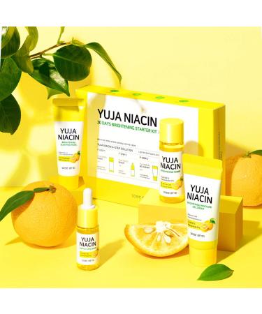 SOME BY MI Yuja Niacin Brightening Starter Kit - Toner Serum Gel Cream & Sleeping Mask for Melasma & Blemish Care | International Shipping - Buy Online on GoSupps.com
