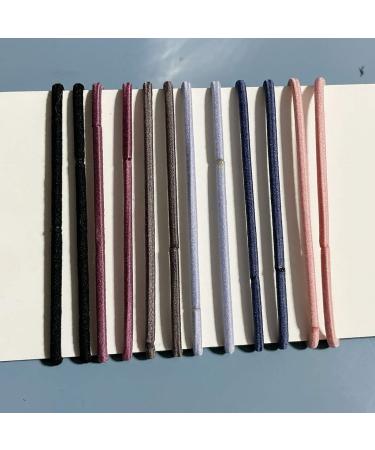 Tevkmuzz 100 Multicolor Elastic Hair Ties - 3mm Hair Bands for Women & Girls - Buy Online on GoSupps.com