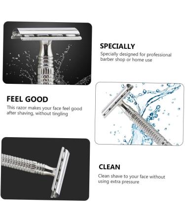Buy Fomiyes Manual Portable Shaver - Best Father's Day Gift for Husband - Classic Beard Razor & Facial Hair Trimmer - Buy Online on GoSupps.com