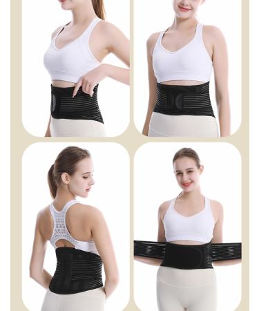 Self-Heating Lower Lumbar Support Belts Post Surgery Girdles Abdomen Spine Back Pain Relief For Adults Sciatica Scoliosis Herniated Disc Decompression Brace (Color : Black Size : XL/X-Large) XL/X-Large Black - Buy Online on GoSupps.com