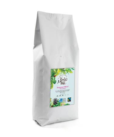 Bird & Wild Medium Roast Seasonal Blend, Organic Fairtrade, Shade Grown, Bird Friendly Coffee, Whole Bean Coffee, 500g