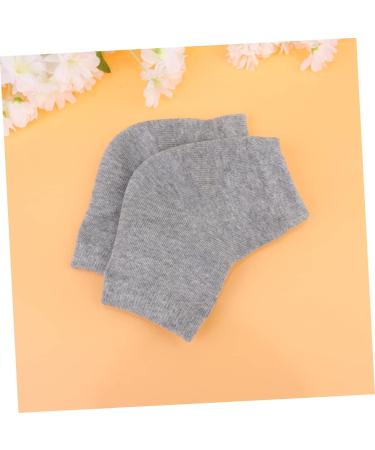 POPETPOP 6 Pairs Gel Heel Sleeves Feet Cracked Socks Mens Socks Gel Foot Socks Dry Feet Socks Man Socks Stocking Stuffers for Guys Heel Socks Moisturizing Casual Socks Men and Women - Buy Online on GoSupps.com