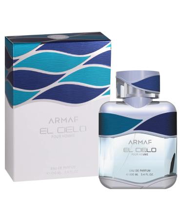 Armaf El Cielo Pour Homme for Men Eau de Parfum Spray 3.4 Ounce Citrus 3.4 Fl Oz (Pack of 1) - Buy Online on GoSupps.com