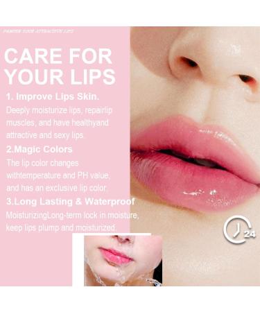 BINGBRUSH 3 Pcs Flower Color Changing Lipstick Set for Women - Long Lasting Moisturizing Lip Gloss and Lip Balm Tinted Magic Stain Glossly Makeup - 3 Count Pack - Buy Online on GoSupps.com