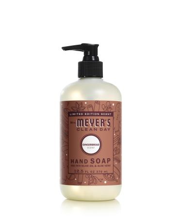 MRS. MEYER'S CLEAN DAY Liquid Hand Soap Limited Edition Gingerbread Scent 12.5 Ounce Bottle