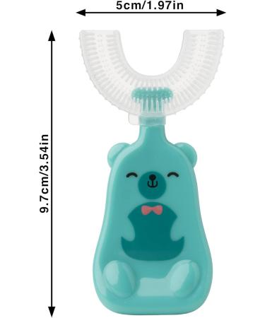 3 Pack U-Shaped Toddler Toothbrush for Kids Age 2-8 - Double-Layered Bristles for Deep Cleaning - Buy Online on GoSupps.com