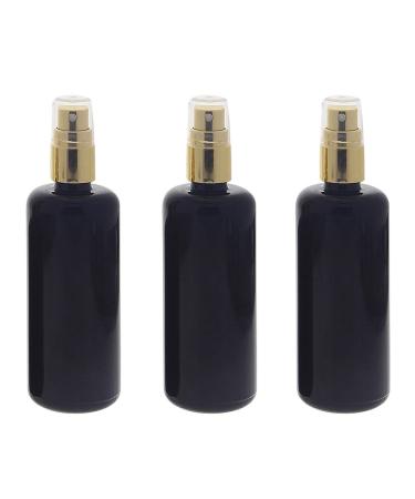 Violet glass spray bottle 100ml strong light protection purple Miron glass bottle with gold. Pump atomizer bottle Kosmetex 3 100 ml