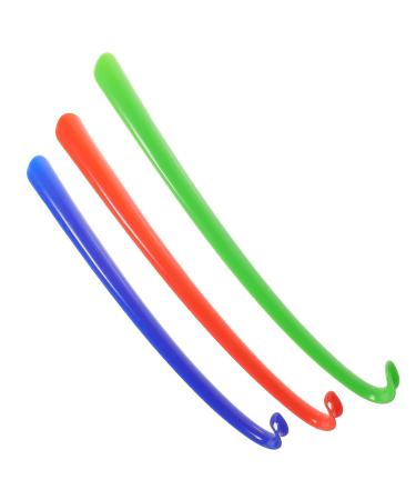 Lurrose shoe puller with a long handle 40.6 cm large attraction sock remover for men women seniors older people with disabilities 3 pieces