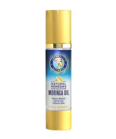 Nefertiti's Secrets Natural Moringa Oil | Moringa Seed Oil 100% Pure | Rejuvenate & Moisturize Hair & Skin | 1 7 Oz / 50 mL