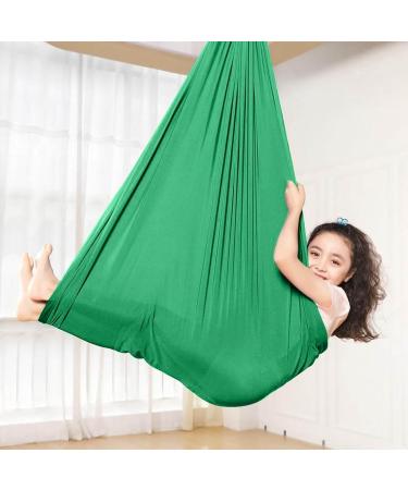 Children's Sensory Full Body Socks for Autism | Stretchy Breathable Body Sox for Stress Reduction | 280x100cm Dark Green - Buy Online on GoSupps.com