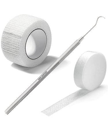 Kosmetex 1x tamponade for the nail fold 1x toe bandage 1x cotton hook for tamponing the toenail set 1 3 pieces (1 pack)