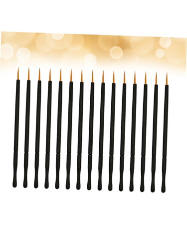 NOLITOY 100 Pcs Gel Eyeliner Eye Liner Brush Eye Makeup Tools Eyeliner Brush Soft Head Liquid Eyeliner 10X0.5cmx2pcs Orangex2pcs - Buy Online on GoSupps.com