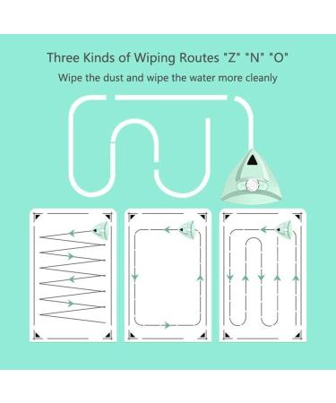 Light Green Glass Wipe Home Double Side Magnetic Window Cleaner Glass Surface Brush Wiper Tools with Ergonomic Design - Buy Online on GoSupps.com