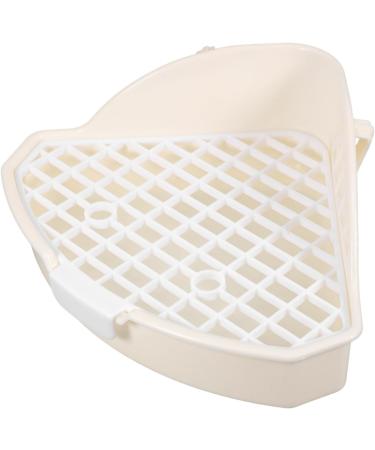 BESPORTBLE 2pcs Rabbit Triangle Toilet Plastic Pet Potty Indoor Bunny Potty Tray Pet Cage Abs White 25.00X19.00X10.00CMx2pcs Whitex2pcs - Buy Online on GoSupps.com