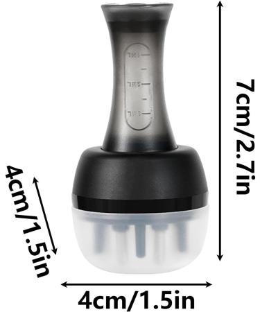 Applicateur d'huile capillaire applicateur d'huile pour cuir chevelu | Applicateur de liquide pour cuir chevelu | Applicateur de liquide confortable pour cuir chevelu applicateur d'huile de massage Noir - Buy Online on GoSupps.com