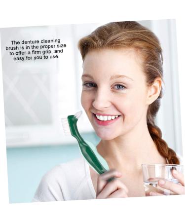 Minkissy Double-Headed False Toothbrush Cleaner - Self-Adhesive 3 Pack for Easy Dental Care - Buy Online on GoSupps.com