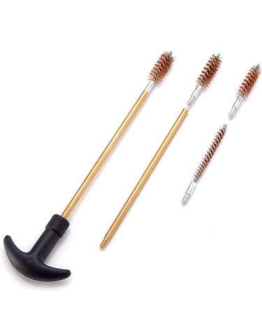Boosteady Universal Handgun Cleaning Set for .22 .357 .38 9mm & .45 Caliber - Includes Bronze Bore Brush & Brass JAG Adapter - Perfect for Hunting & Maintenance - Buy Online on GoSupps.com