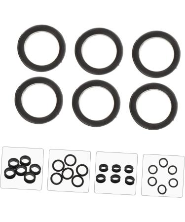 MipCase 12-Piece Scissor Rings - Slipproof Hair Cutting Thumb Protection | Black Silicone Shear Finger Rings for Secure Grip - Buy Online on GoSupps.com