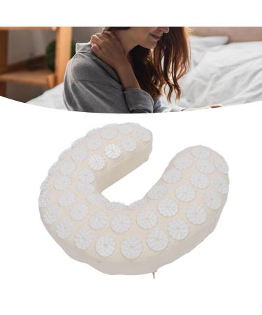 U-Shaped Acupressure Neck Pillow - Memory Foam Pain Relief & Versatile Point-to-Point Massage for Ultimate Comfort - Buy Online on GoSupps.com