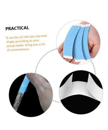 FRCOLOR 32 Pcs Lace Hair Block Film & Invisible Tape for Women's Wigs - Blue Wig Tapes for Seamless Support - Buy Online on GoSupps.com
