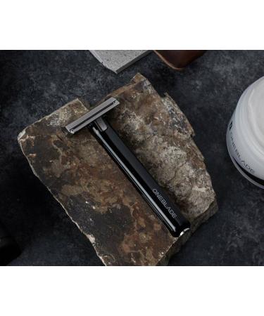 OneBlade Hybrid Safety Razor with Stand & 10 Premium Japanese Feather Blades - Best Single Blade Razor for All Skin Types - International Shipping Available - Buy Online on GoSupps.com
