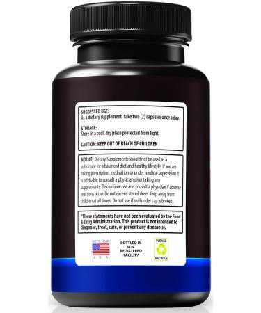 Blue Vigor Max Pills for Men All-Natural Formula for Male Fitness and Stamina Premium Capsules for Daily Nutrition Performance & Energy Official Supplement for Man Reviews (60 Capsules) - Buy Online on GoSupps.com