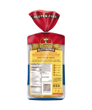 Canyon Bakehouse Gluten-Free Country White Bread 15 Oz - Buy Online Now! - Buy Online on GoSupps.com