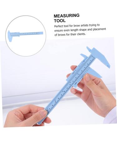 Healeved 4 Pcs Eyebrow Ruler Makeup Brow Ruler Eyebrow Tinting Kit Stencil Miss Plastic Calipers Makeup Tools - Buy Online on GoSupps.com