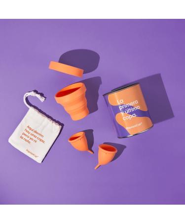 PapayaCup - Flexible & Comfortable Menstrual Cup for Sensitivity | Soft Anatomical Design | Ideal for Postpartum Use | Includes Sterilizer - Buy Online on GoSupps.com