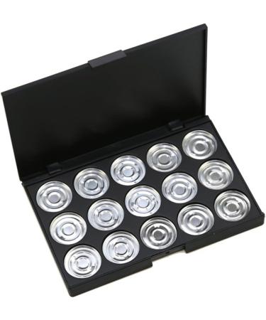 Healvian 15 Empty Cosmetic Case Cosmetic Cases for Traveling Eyeshadow Case Empty Makeup Eye Shadow Silver - Buy Online on GoSupps.com