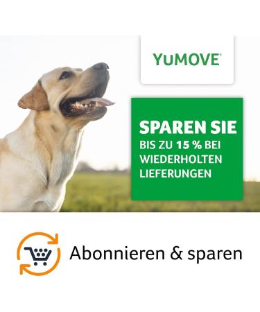 Yumove Joint Tablets for Dogs - Hip & Joint Supplement with Glucosamine & Green Lipped Mussel | 60 Tablets for Stiff Dogs Aged 6-8 Years | Lintbells - Buy Online on GoSupps.com