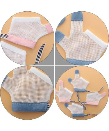 Milists Anti-Eating Gloves for Kids - 2 Pairs of Finger-Sucking Guards for Infants - Prevent Hand Sucking & Eating - Nylon Baby Safety Solution - Buy Online on GoSupps.com