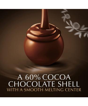 Lindt LINDOR 60% Extra Dark White Chocolate Truffles 25.4 oz. 60 Count - Smooth Melting Center, Perfect for Gifting - 1.6 lb. Pack - Buy Online on GoSupps.com