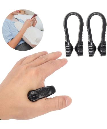 QANYEGN Acupressure Clips Migraine Pressure Point Clips Plastic LI4 Acupressure Hand Pressure Point Clips for Headache Migraine Tension Relief (Black) - Buy Online on GoSupps.com