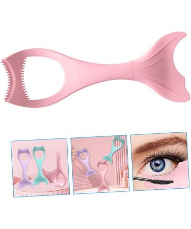 NOLITOY 3pcs Mascara Brush Eyeliner Pencil Mermaid Mascara Guard Silicone Eyeliner Aid Tools Girl Wash Bowl 15X5.7CMx3pcs Pinkx3pcs - Buy Online on GoSupps.com
