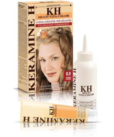 SOCO Keramine H restorative color cream light blonde 3 packs of 110 ml total 330 ml - Buy Online on GoSupps.com