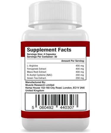 Muscle Research DBOLS-50 - Powerful Legal Bodybuilding Supplement | Advanced Performance and Recovery Agent | 120 Vegetarian Capsules - UK Manufacture - Buy Online on GoSupps.com