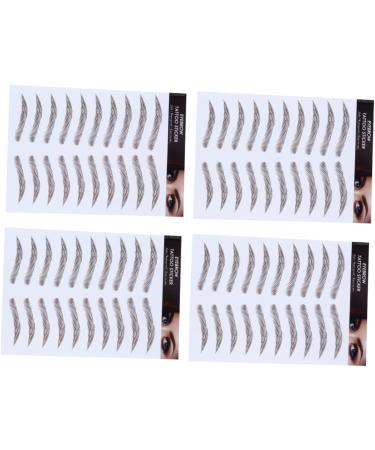 FOMIYES 8 Pcs Eyebrow Stickers Make up Kit Semi Permanent Eyebrow 6d Hair-like Eyebrows Stickers Modify 3d - Buy Online on GoSupps.com