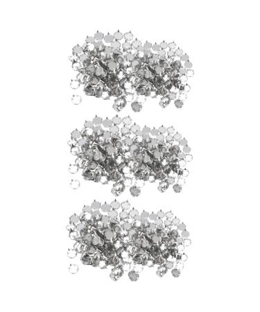 NUOBESTY 300 Pcs Drilled Rivets Clothing Hats Rivets Claw Nails for Clothes Mini Claw Studs Alloy Accessories 0.80X0.80X0.30CMx3pcs As Shownx3pcs