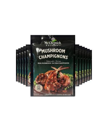 McCormick Gourmet Premium Quality Dry Sauce Mix Wild Mushroom 30g Case Pack 12 Count